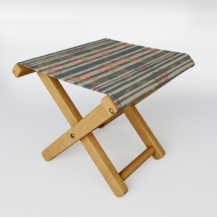 FLORAL BLINDS Folding Stool