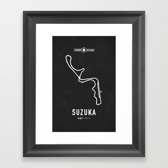 Suzuka raceway Framed Art Print