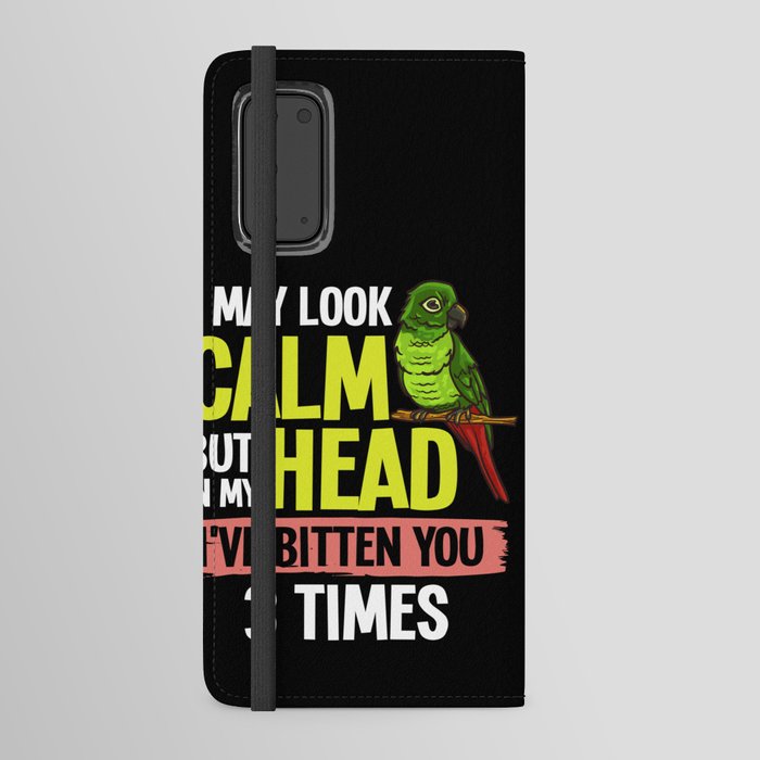 Green Cheeked Conure Cheek Bird Android Wallet Case