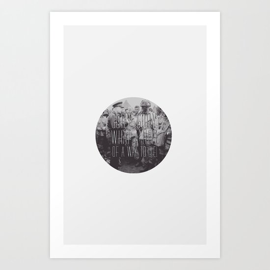 Gory, Gory Art Print