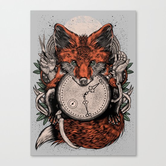 Chaos Fox Canvas Print