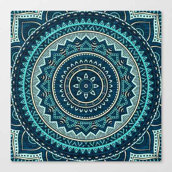 Hippie Mandala 16 Canvas Print