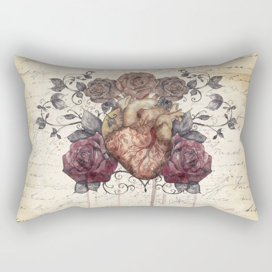 Flowers from my heart Rectangular Pillow