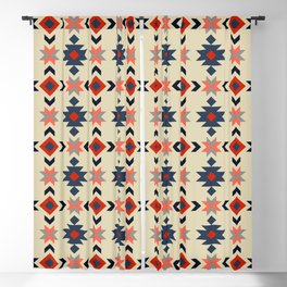 Colorful Aztec pattern Blackout Curtain