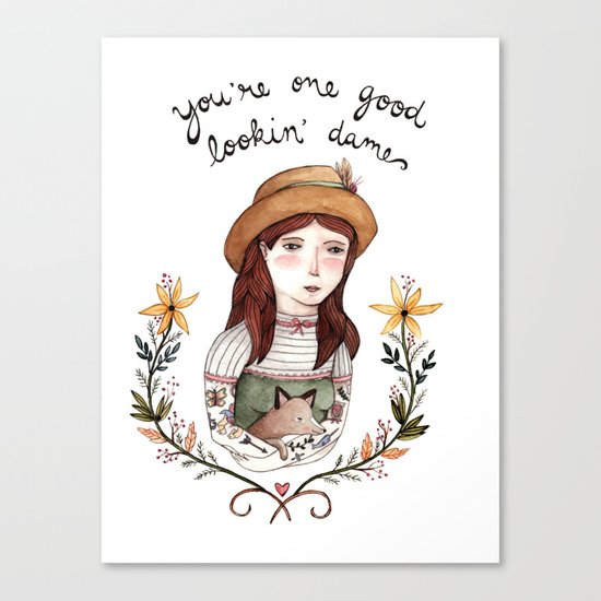 Good Lookin' Dame Canvas Print