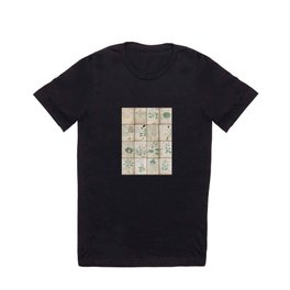 The Voynich Manuscript Quire 1 - Natural T Shirt