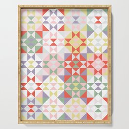 Field Quilt Serving Tray