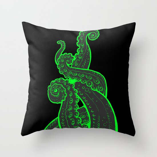 DEEP CREATURE Throw Pillow