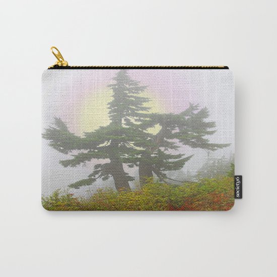 TSUGA MERTENSIANA IN AN AUTUMN CLOUD Carry-All Pouch