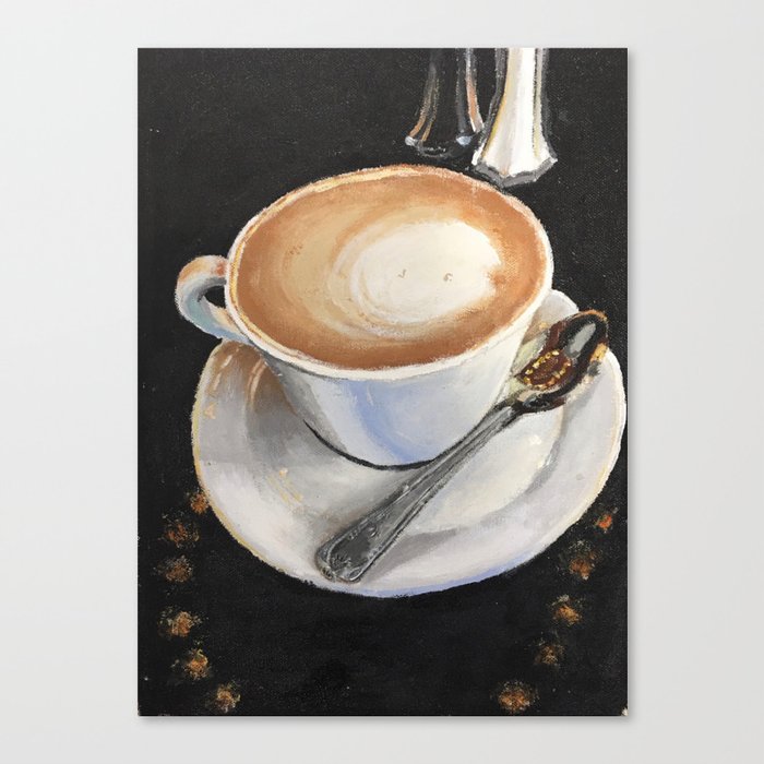 Latte Leisure Canvas Print