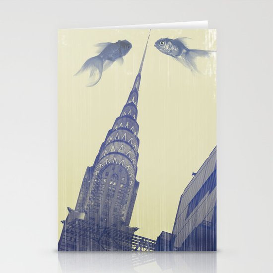 chrysler gold fish Stationery Cards