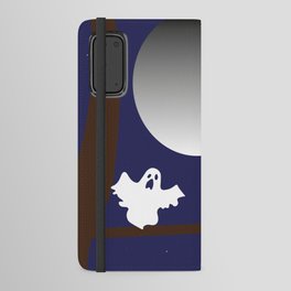 ghost hunting vintage funny gift for friend  Android Wallet Case