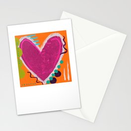 Big love hearts Stationery Card