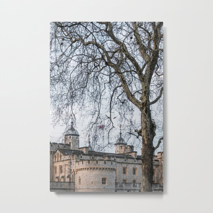 Tower of London in Winter Metal Print
