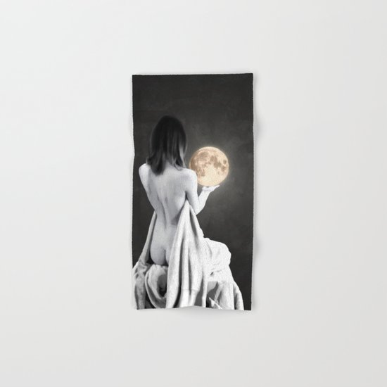 Moon Contemplation Hand & Bath Towel