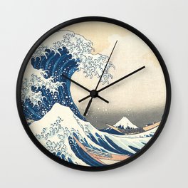 The Great Wave Off Kanagawa - Katsushika Hokusai Wall Clock