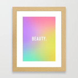 Beauty Framed Art Print