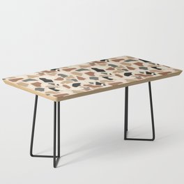 Abstract Terrazzo - Earth Tones Coffee Table