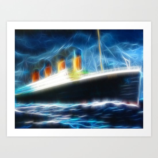 Magical Titanic Art Print