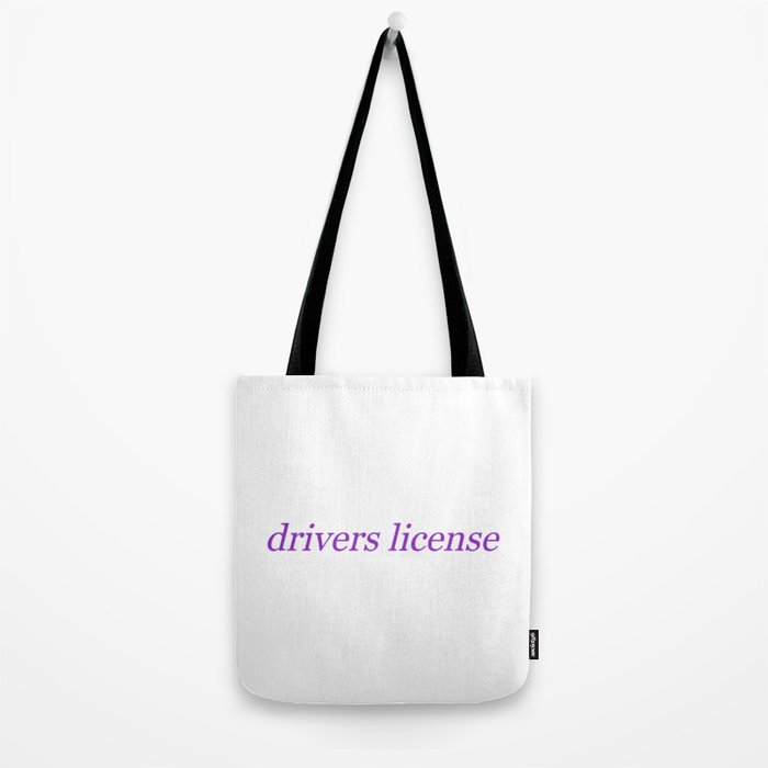 drivers license; Olivia Rodrigo Tote Bag by BellaHope