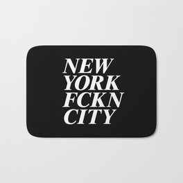 NEW YORK FCKN CITY Bath Mat