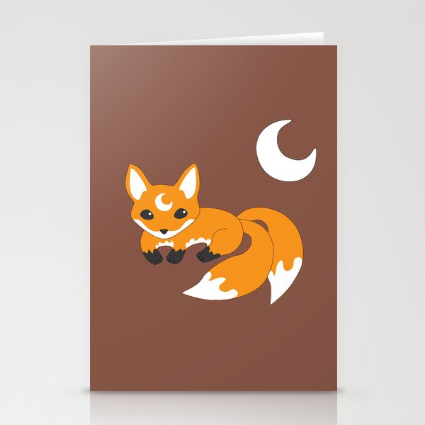 Kitsune Fox Stationery Cards