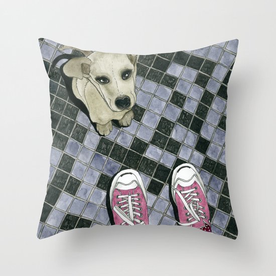 Let's play: Dog Throw Pillow