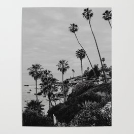 Laguna Beach Black&White | Fine Art Travel Photography Poster