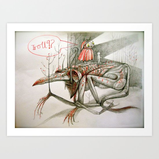 troll Art Print
