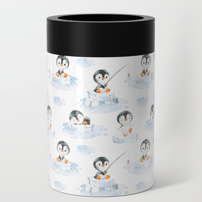 Arctic Baby Penguin Can Cooler
