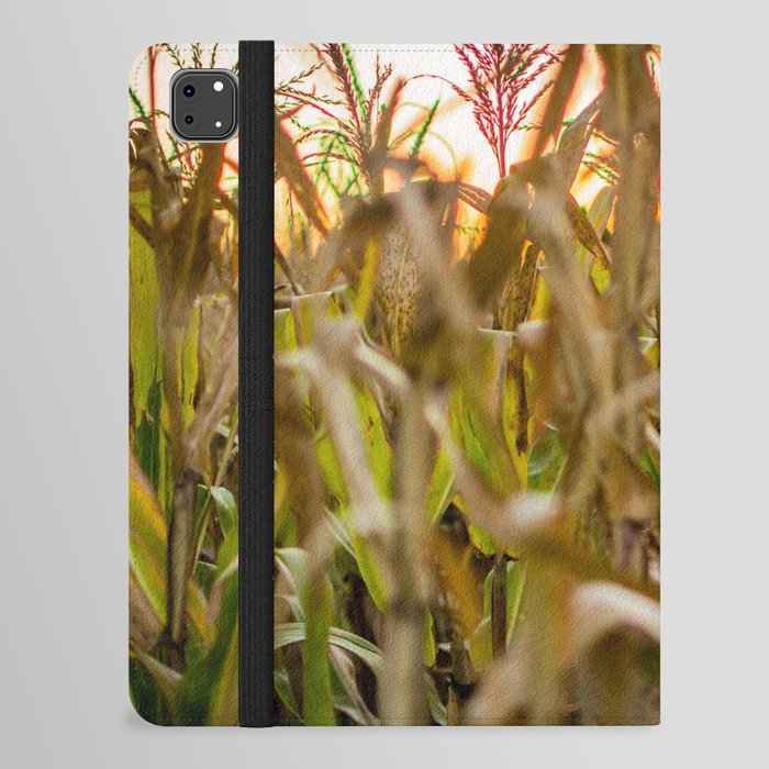 Argentina Photography - Big Corn Field Under The Sunset iPad Folio Case