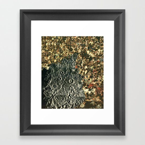 the space between Framed Art Print