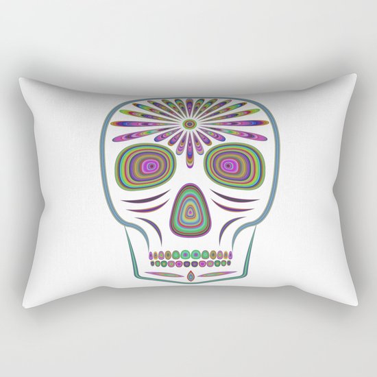 Skull Rectangular Pillow