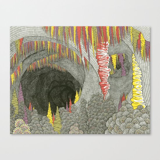 Color Cave Canvas Print