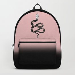 Pink Peony Snake Backpack