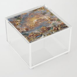 Ceiling in the Villa Borghese, Rome. The Apotheosis of Romulus by Mariano Rossi Acrylic Box