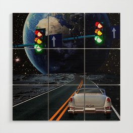 road to space Wood Wall Art
