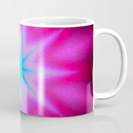 Hot Pink Blue Starburst Coffee Mug