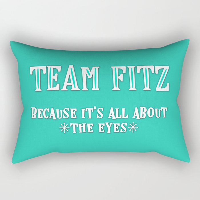 Team Fitz Rectangular Pillow