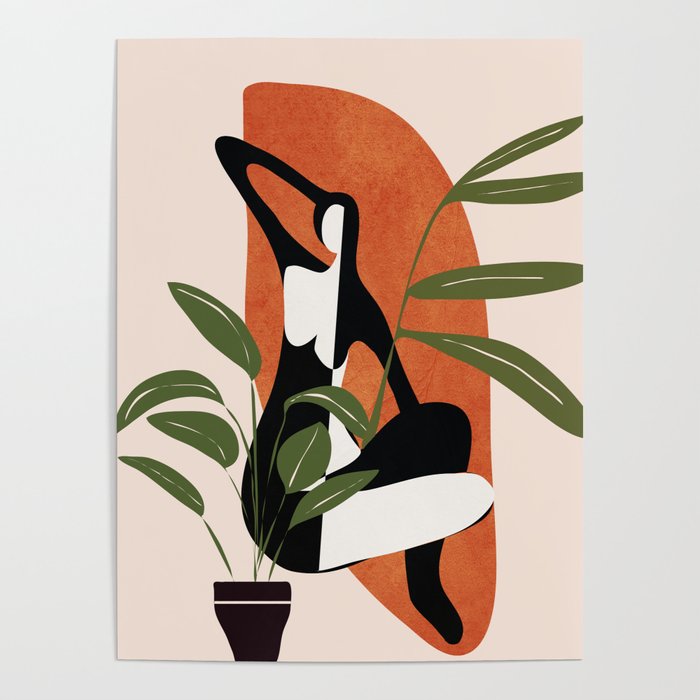 Abstract Female Figure 20 Poster