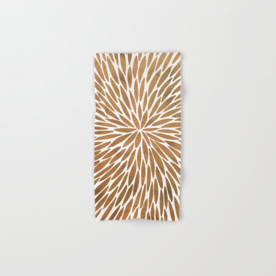 Rose Gold Burst Hand & Bath Towel