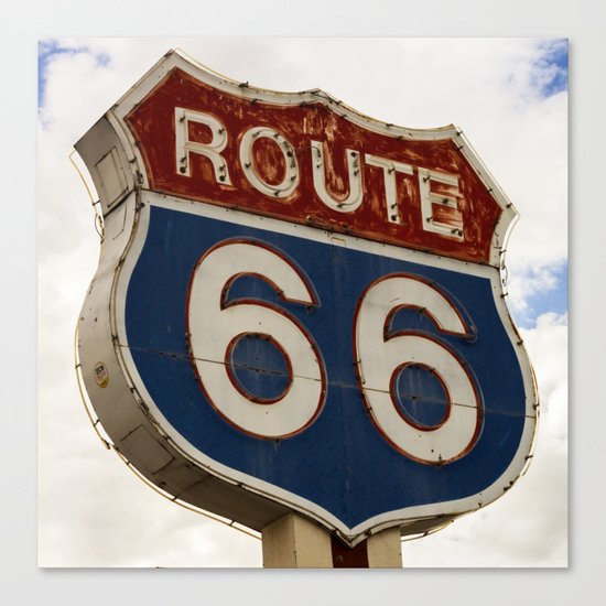 U.S. Route 66 Canvas Print