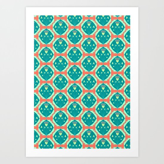 Blooming sunrise Art Print