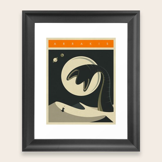 ARRAKIS Framed Art Print