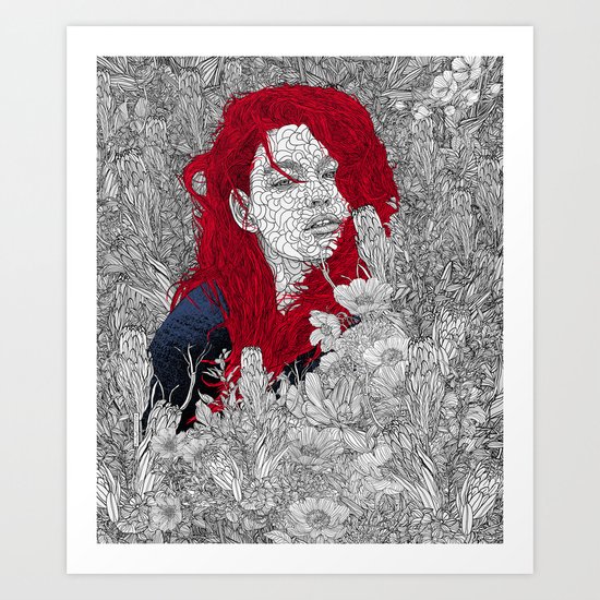 Deep Shade Art Print
