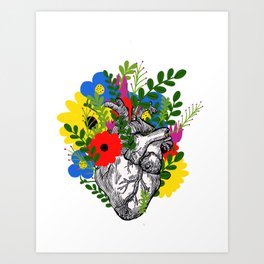 Corazon mio Art Print