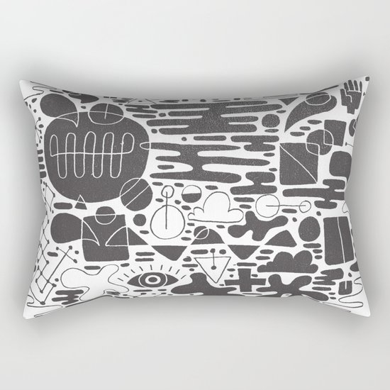 Abstract 5 Rectangular Pillow