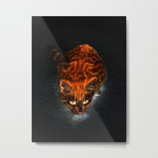 Pyroclastic Glow Metal Print