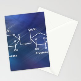 Sucrose Structural chemical formula Stationery Card