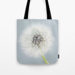 Dandelion on Blue Tote Bag